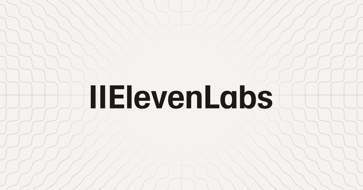 Preview of ElevenLabs