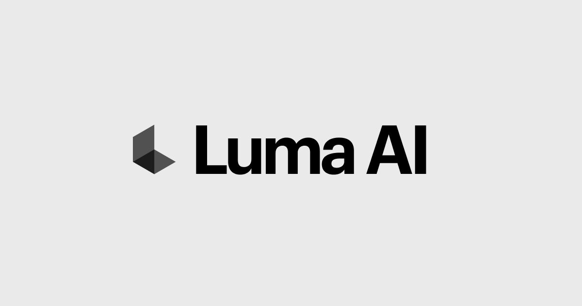 Preview of Luma AI