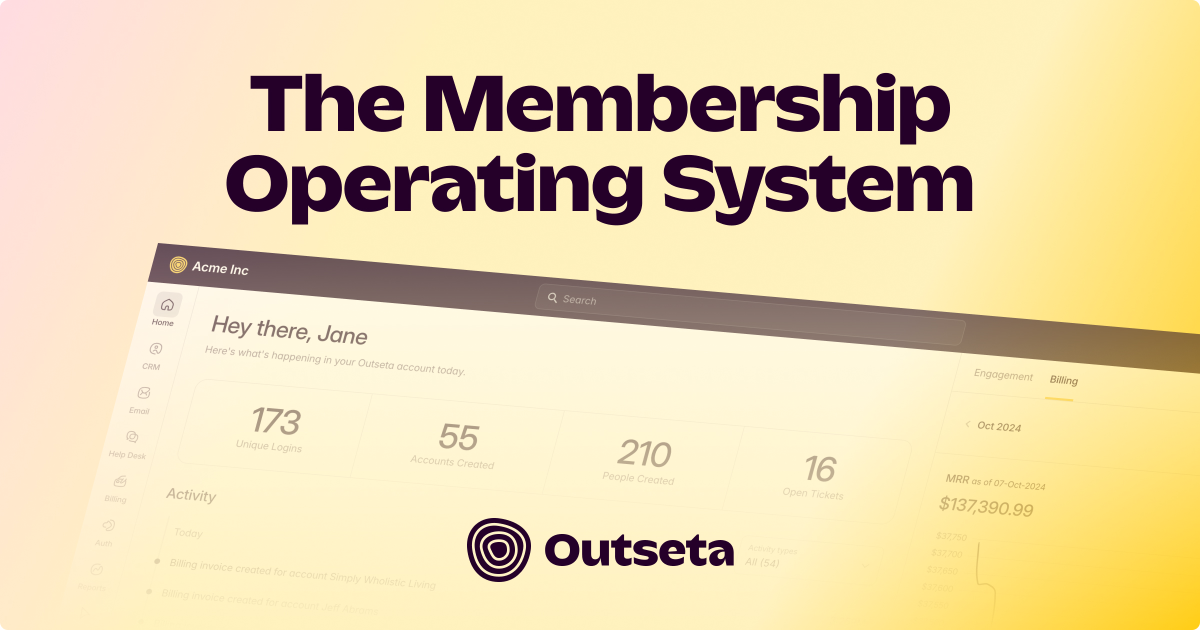 Outseta: Ditch 5 subscriptions. Run your membership on one tool.
