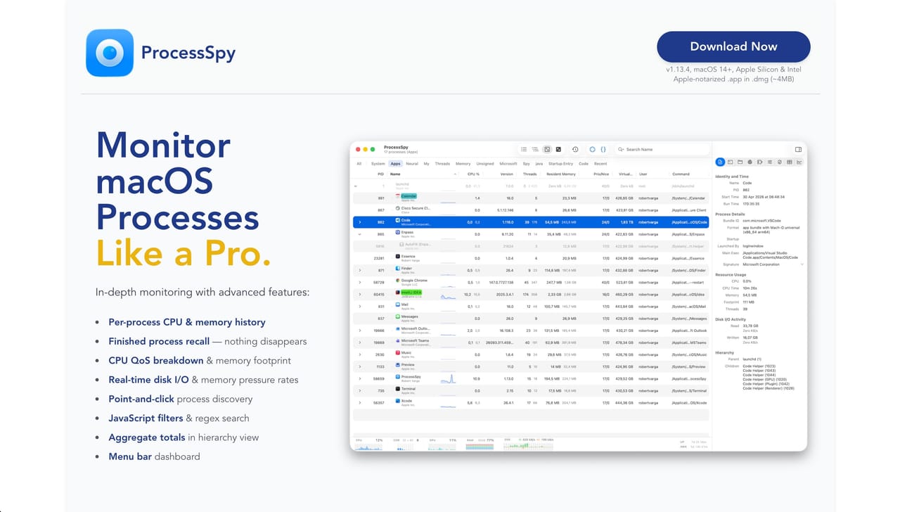 Preview of ProcessSpy
