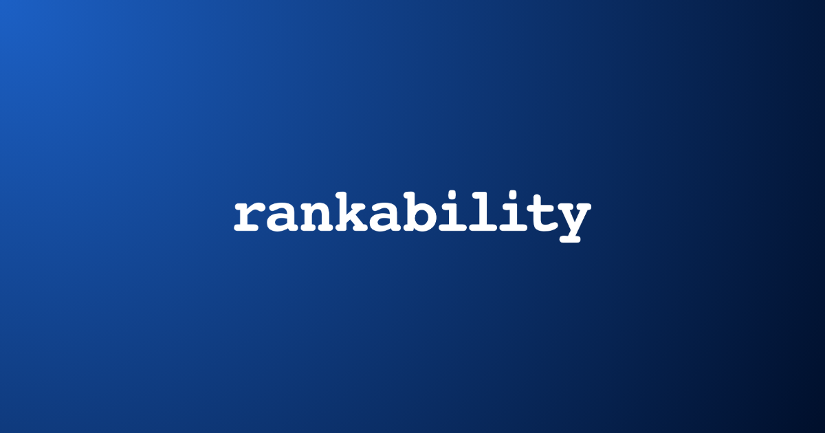 Preview of Rankability