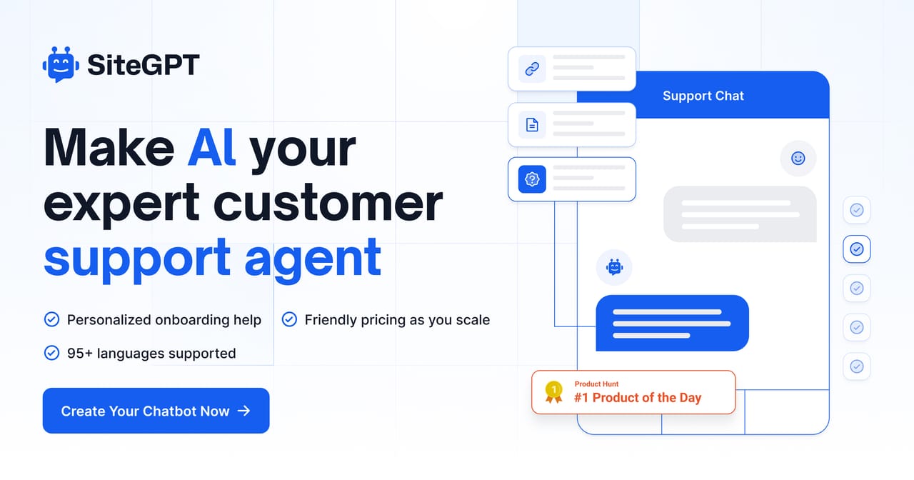 Preview of SiteGPT